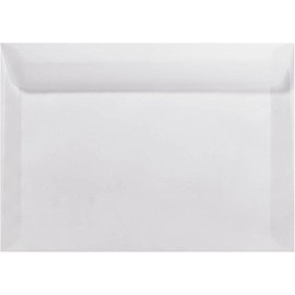 7 1/2 x 10 1/2 Booklet Envelopes - Clear Translucent (50 Qty.)