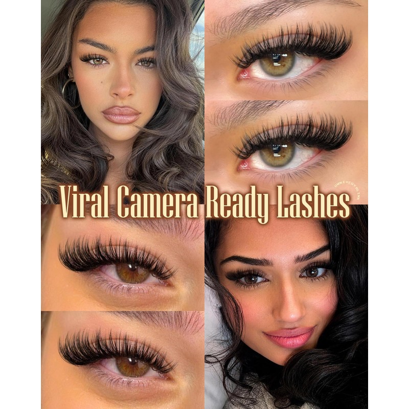 Fluffy Lash Clusters Wispy Cluster Eyelash Extensions Natural Eye Lashes