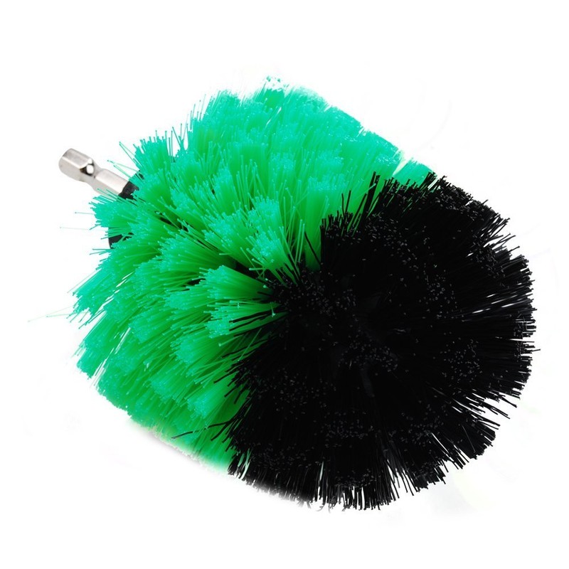 All Purpose Drill Brush with 6 Inch Extender Bathroom Surfaces