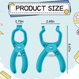 ZHAO GE Sicherheits Augenwerkzeug, Sicherheitsaugen zum Häkeln, Sicherheitsaugen-Ergänzungszubehör, Häkel-Sicherheitsaugen, Häkelaugen für Tiere, Werkzeuge und Zubehör zum Anbringen