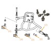 Overland Metric FJ40 Tubular Tire Carrier Stainless 316 Screw Bolt
