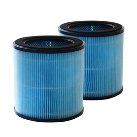 PUREBURG AP0601-RF Replacement Filter Compatible with AIRTOK AP0601 Air Purifier,2-Pack H13 HEPA Activated Carbon 3-Stage Filtration Air Clean Dust VOCs Odor