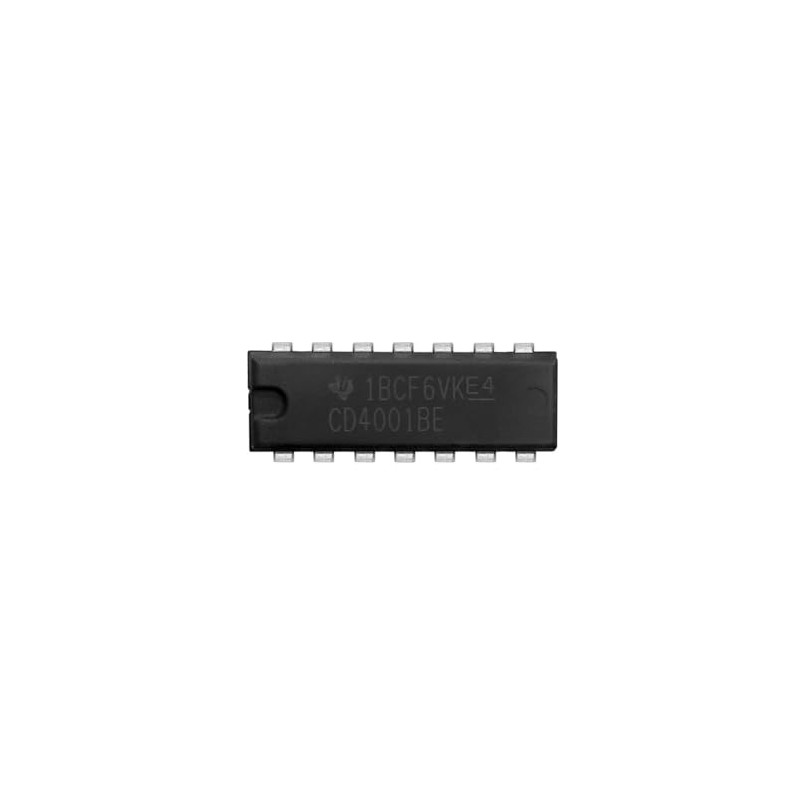 Circuito Integrado Chip IC CD4001BE Compuerta Lógica NOR Cuádruple CD4001
