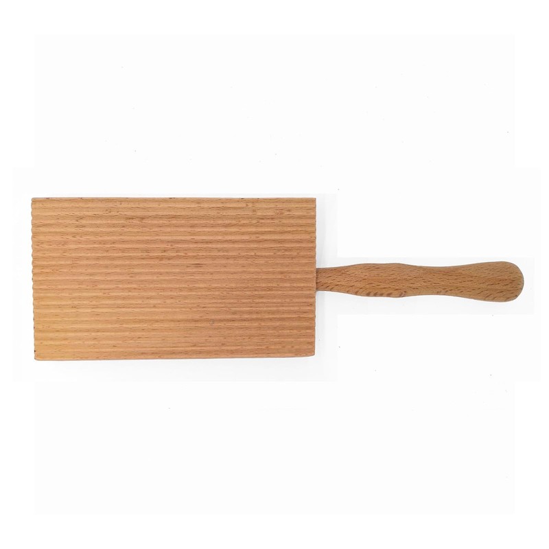 Professional Gnocchi Wood Paddle Slanted Ridge Board Pasta Maker 6x12