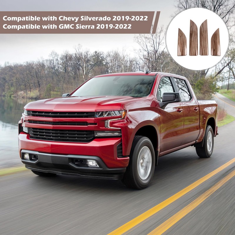 RT-TCZ for Silverado Inner Door Panel Trim Cover for Chevy