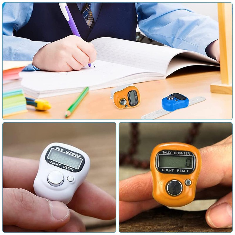 Foreverup 4 Pcs Electronic Counter Lap Counter, 5 Digit Resettable