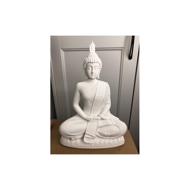 Sterling Effectz Ornaments JRose Collections Thai Buddha Sitting White Colour