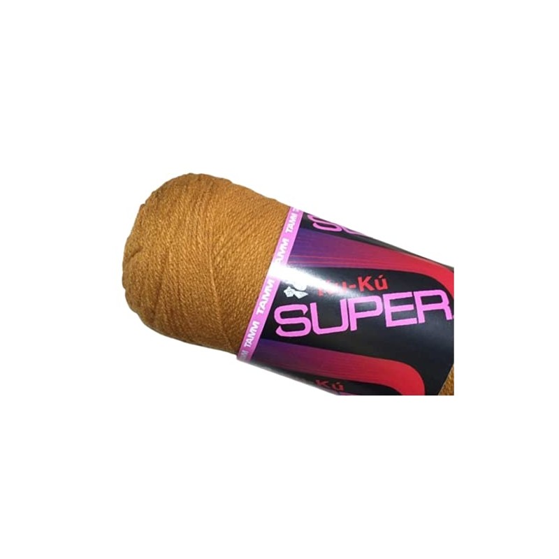 Estambre Kuku Super marca Tamm, madeja de 200 gramos (Miel)