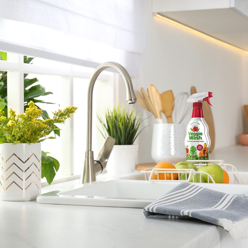 Veggie Wash Fruit and Vegetable Wash, Produce Wash and Cleaner,