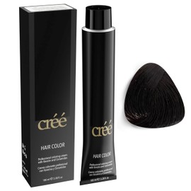 Cree Professional Permanent Hair Color, 100ml - 3.4 fl.oz. (Intense Dark Brown 3.0)
