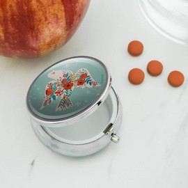 Peace Dove at Christmas Pill Case Trinket Gift Box