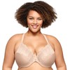 Glamorise Womens Front-Close T-Back Wonderwire Underwire #1246 Full Coverage Bra,