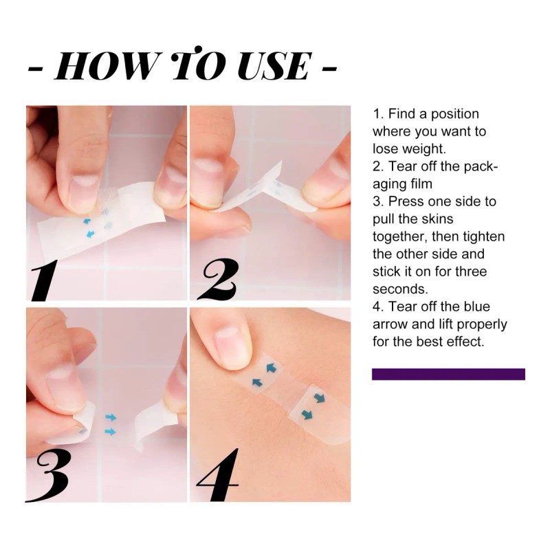 Parche Lifting Facial Reafirmante Invisible 60 Pcs