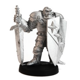 Stonehaven Half-Orc Warrior Miniature Figure (for 28mm Scale Table Top War Games) - Made in USA