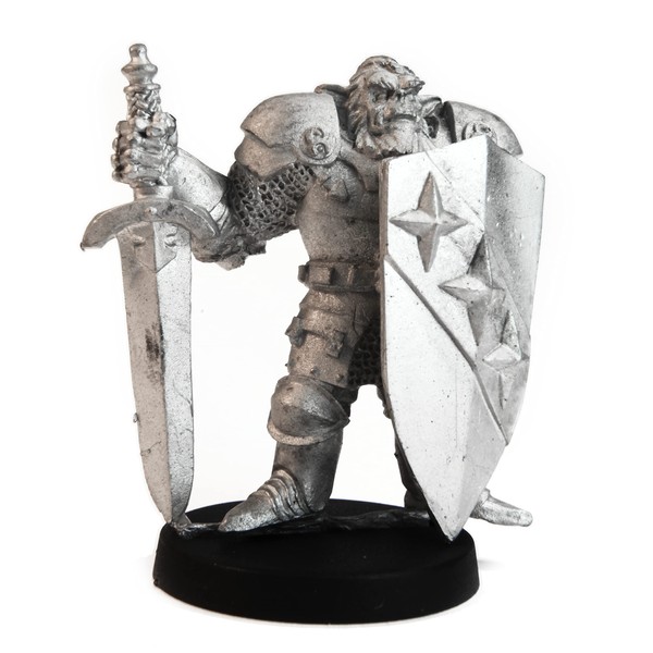 Stonehaven Half-Orc Warrior Miniature Figure (for 28mm Scale Table Top
