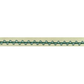 Unbranded 5 Yards 1/2" Spring Green, Tarragon Wrapped Ric Rac Trim 27623