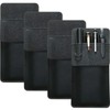 Outus 4 Pack Pocket Protector, Leather Pen Pouch Holder Organizer
