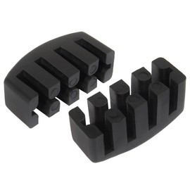 2Pcs Cello Mute, Rubber Cello Practice Mute, Black