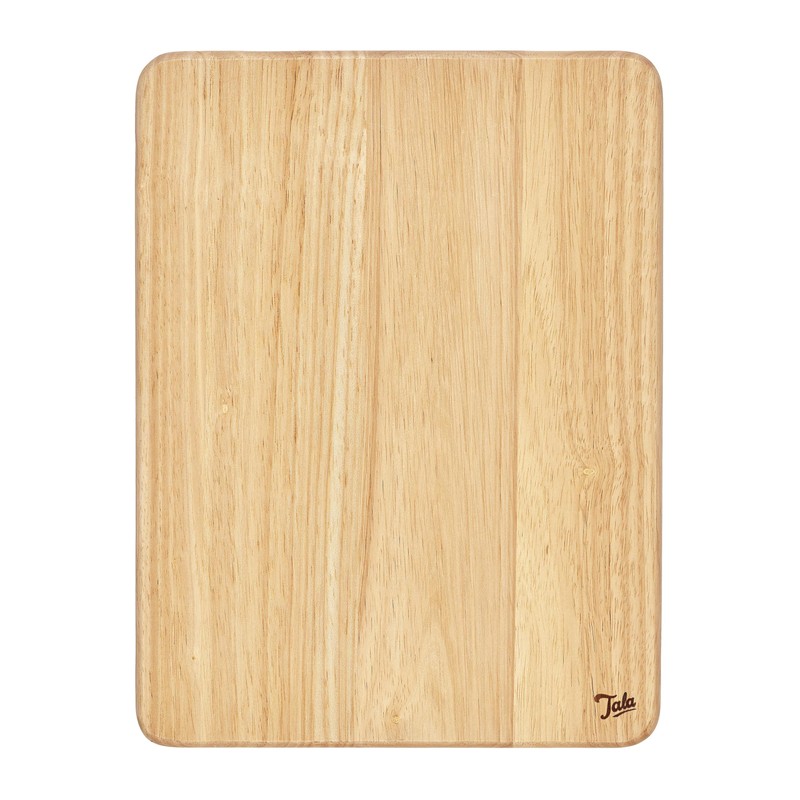Tala Medium Rectangular Chopping Board, High-Grade Food Safe Hevea Wood,
