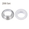 Kozelo Grommets Kit 200set-[8mm 1/3" Hole] Metal Eyelets Grommet Tool