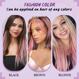 RUNATURE Pink Human Hair U Tipped Extensions Remy Pink Keratina Hair Extensions Real Human Hair Pink U Tipped Extensions 22Inch 25Gram