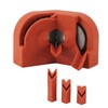 Drill Sharpener, Orange Portable Multipurpose Drill Bit Grinding Sharpener for