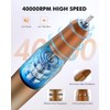 HOMEASY Nail Drill 40000RPM - Rechargeable Nail File with Bits,