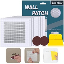 Mckanti Drywall Repair Patch, 8 Pack 6 Inch Drywall Repair Kit with Extended Self-Adhesive Mesh, Large Hole Patch Repair for Drywall, Heavy Duty Dry Wall Hole Repair Patch