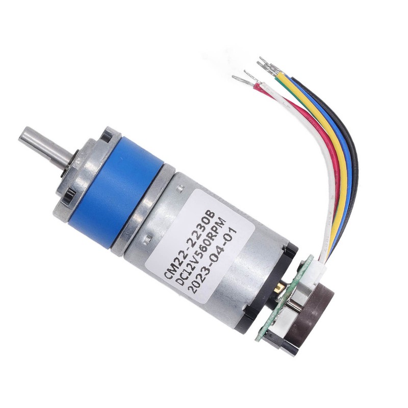 Gear Motor DC 12V Speed Reduction 560RPM 22mm Planetary Gear