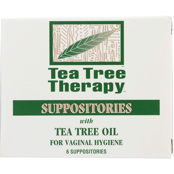Tea Tree Therapy Suppository - 6 Count (Pack of 3)