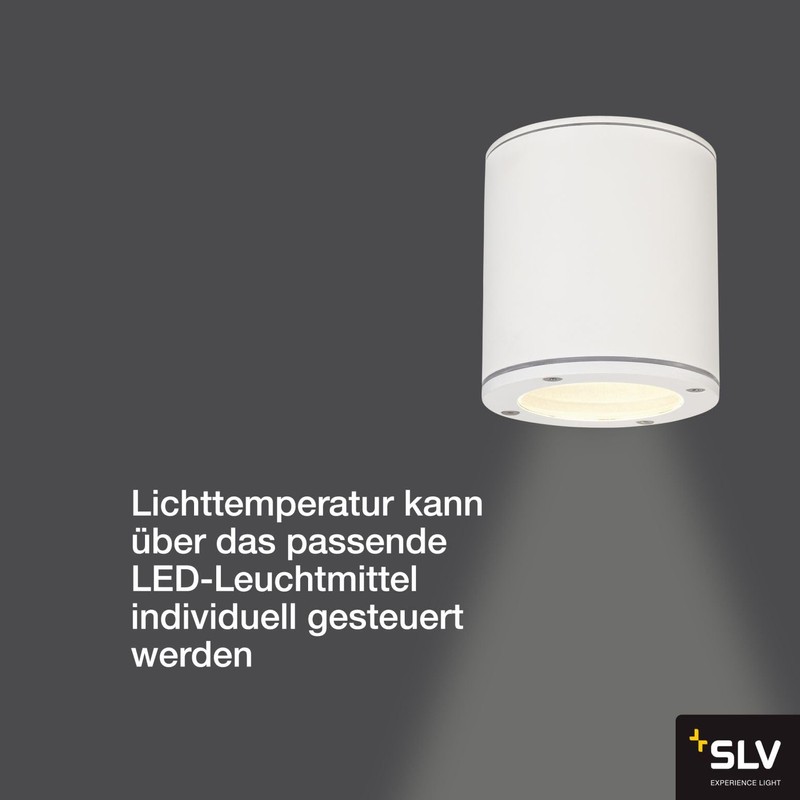 SLV 231541 Sitra Ceiling Ceiling Luminaire, White