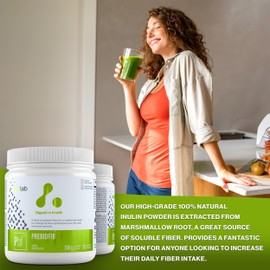 ATP LAB ATP LAB - PreBioFib Regular 300g - Prebiotic Fiber Powder Supplement - Soluble Fiber Supplement for Constipation, Gut Health and Digestive Health