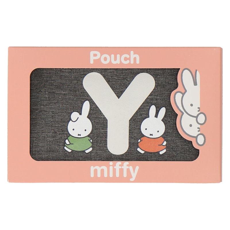 Miffy 30601204 Pouch Female Initial 30601204D Initial Y Gray [D]
