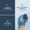 HOMESHOPA Disposable Vinyl Gloves, Blue 100Pcs Medium Powder Free, Latex