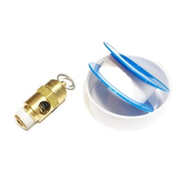 Sellerocity Kit Safety Relief Valve Compatible with Porter Cable 5140169-22 Models PXCM301 Type 0 & PXCM601 Type 0 W/ProPlus Tape