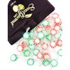 SweetGourmet Christmas Red Peppermint and Green Spearmint Starlight Hard Candy