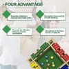Shut The Box Dice Game,2-4 Player Family Wooden Board Table