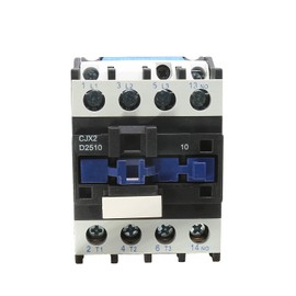 LDEXIN AC Contactor CJX2-2510 Coil 380V 25A 50/60Hz 3 Phase 1NO (Normally Open) Motor Contactor