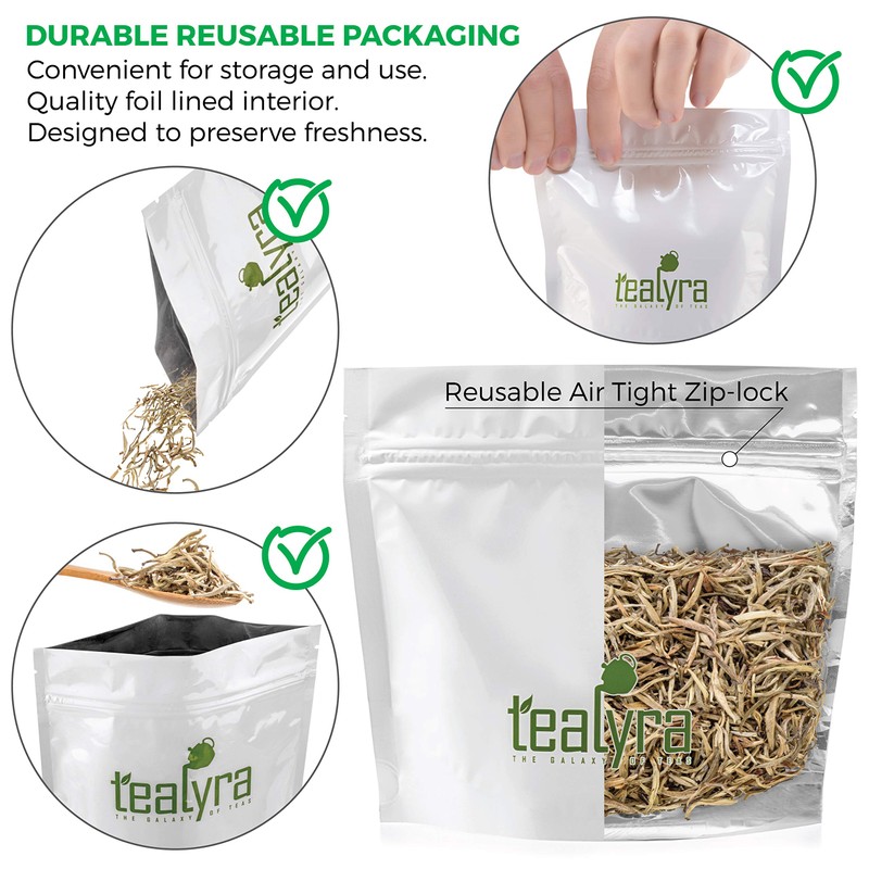 Tealyra - Luxury Jasmine Silver Needle White Losse Tea -