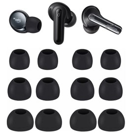 A-Pcas Earbud Earpiece Specifically Designed for TWS Earphones, Soundcore Liberty 4, Soundcore Life P3 / P2 Mini, Liberty Neo 2 Earphones, Short Axis Design for TWS Earphones, Fit in the Case 6 Pairs