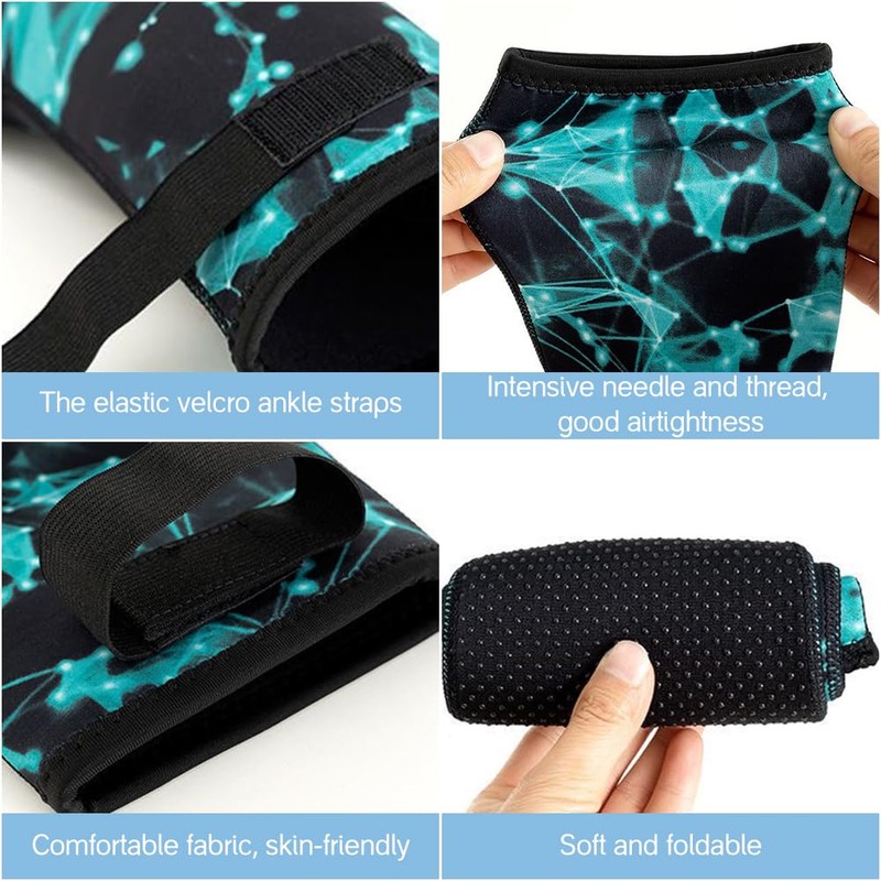 NARUTOO 3mm Neoprene Wetsuit Socks,Thermal Wetsuit Socks, Quick-Drying Diving Socks