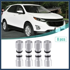 INFINAUTO 8pcs Fuel Injector Spacer Set Intake Manifold Truck Injector Replacement for LS1 LS6 Truck Injector Adapter Stylish Design