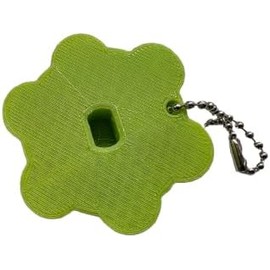 3D Printed Medical Oxygen Cylinder Wrench Knob, Oxygen knob Keychain, Durable USA Made, Fits Oxygen CGA-870 Post Valves - Oxygen Tank Key Wrench, Oxygen Wrench, Medical Oxygen Knob - Green