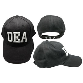 DEA Drug Enforcement Agency Law Enforcement Embroidered 3D Baseball Hat Cap Multi