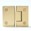 Heavy Duty Shower Glass Door Hinge,Solid One-Piece Precision Cast with