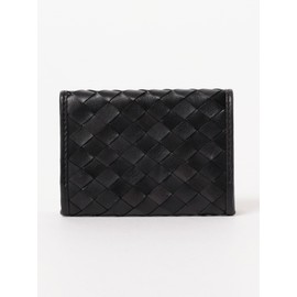 Beaming Life Store by Beams SEEKER Men's Leather Mesh Card Case Wallet Pouch, Black