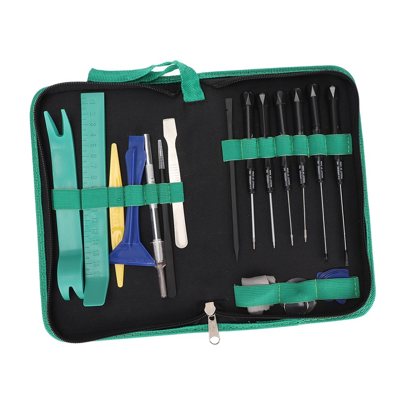 Professional Electronics Opening Pry Tool Repair Kit with Metal Spudger