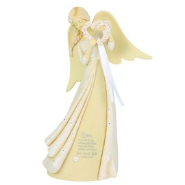 Enesco Foundations Wedding Angel Figurine, 9 Inch, Multicolor