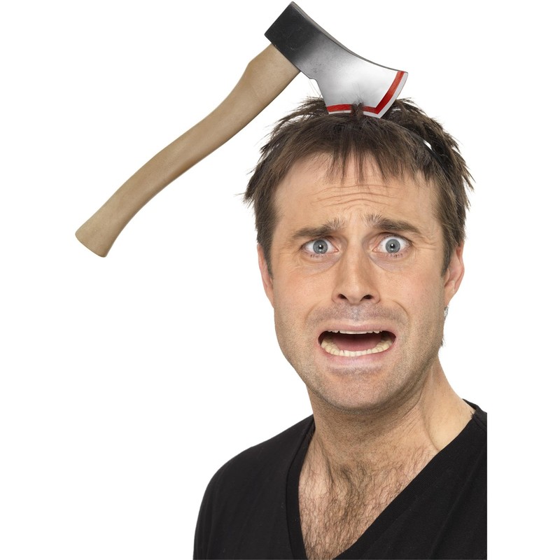 Smiffy's Hatchet Through Head Headband - Adult, One Size