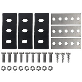 3/8" 3-Blade Universal Snow Blower Impeller Replacement - Heavy-Duty Steel Scraper for Snow Removal - Compatible with Most Snow Blowers